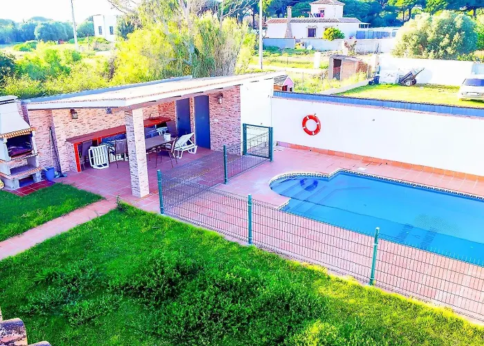 Con Piscina Privada Vallada Terraza Y Barbacoan Conil Vakantiehuis Conil De La Frontera