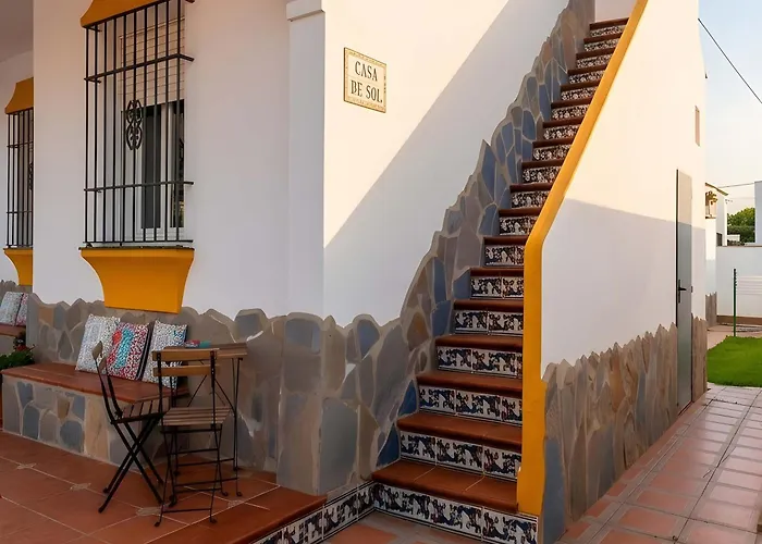 Con Piscina Privada Vallada Terraza Y Barbacoan Conil Hébergement de vacances Conil De La Frontera