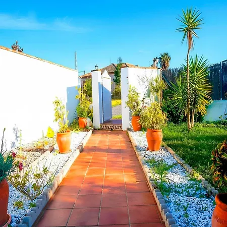 Con Piscina Privada Vallada Terraza Y Barbacoan Conil Dom wakacyjny